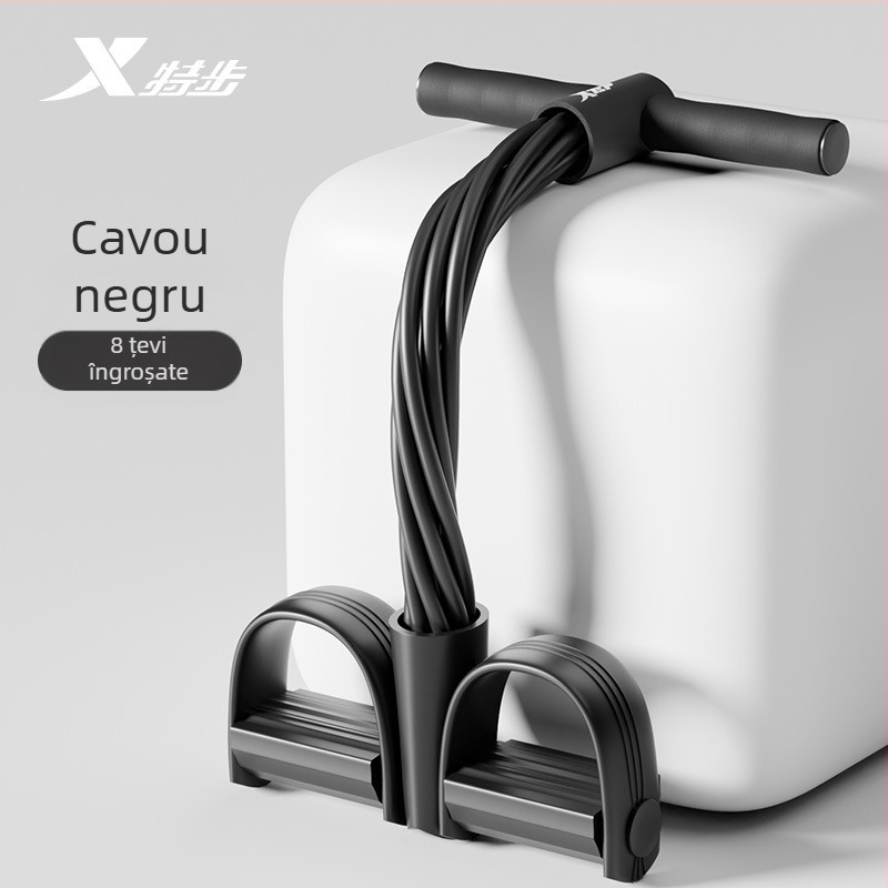Xtep tensioner cu pedal pentru fitness feminin, slăbire abdomen și modelare a spatelui, bandă elastică, material TPE