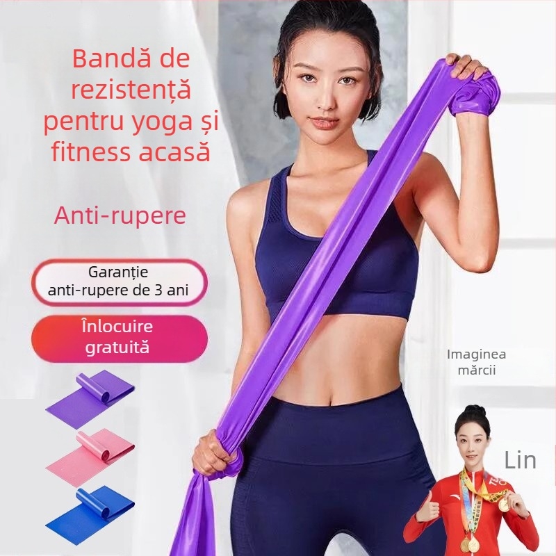 Powerful merchant bandă de rezistență din latex pentru yoga și antrenament pentru spate