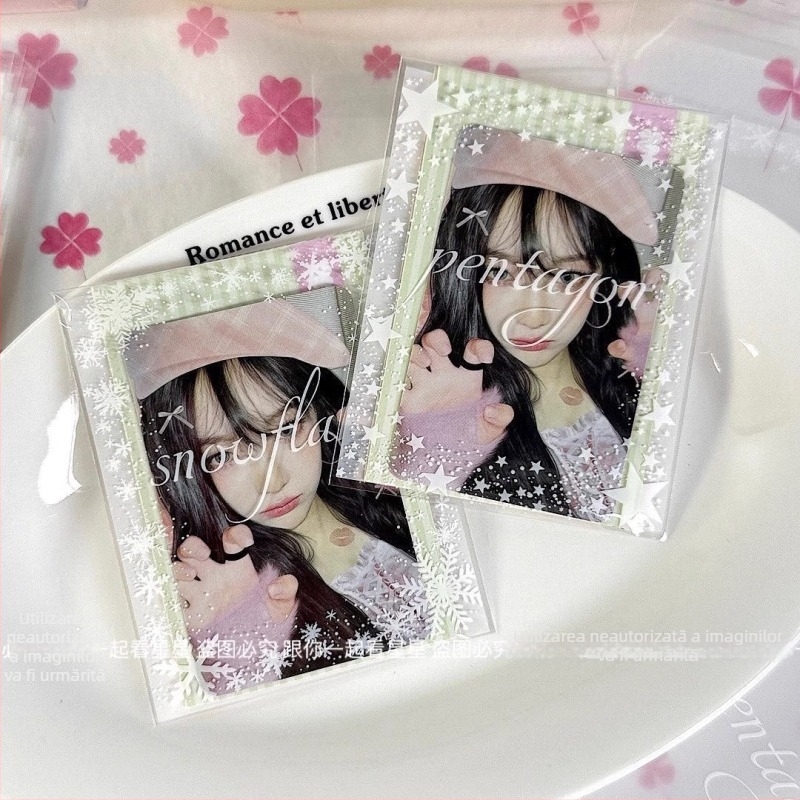 Pungă de cadouri autoadezivă cu model stea-fulg de zăpadă, Fruit smoothie, ambalaj universal, lungime sigilare 1–1,5 cm