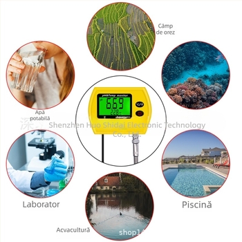 Era PH991 Analizator Multi-parametric pentru calitatea apei – pH și temperatură, interval pH 0.00–14.00, precizie 0.01, rezoluție 0.01°C, alimentare DC 6V