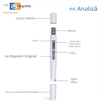 PT-11 stilou pH acid-bazic cu tester de conductivitate — tester de calitate a apei Lightning