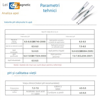 PT-11 stilou pH acid-bazic cu tester de conductivitate — tester de calitate a apei Lightning