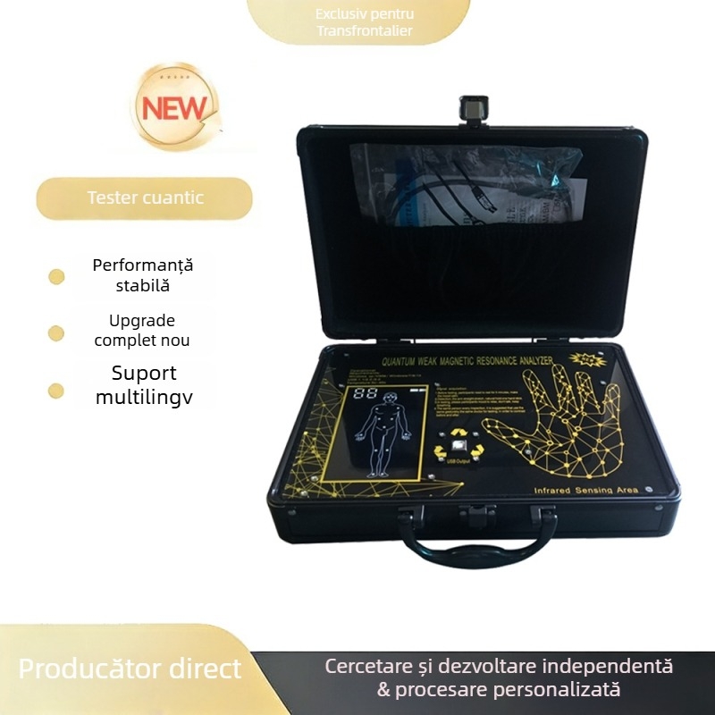 Analizator de sănătate subclinică cu detector cuantic și scaner magnetic slab — Model QA6, Precizie >93%, Potrivit pentru vârstnici, copii și adulți