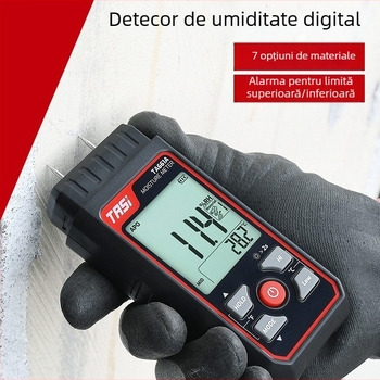 Trans TA661A Măsurător digital de umiditate pentru lemn, cu două sonde