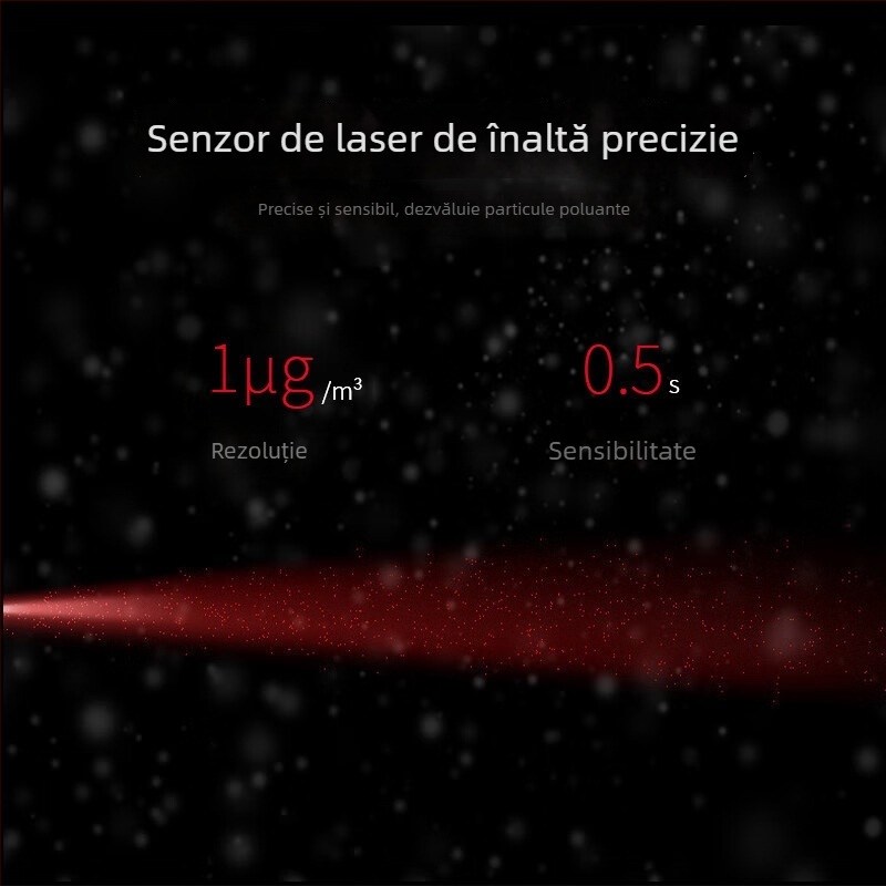 Deep Dawei SW-825 Detector de calitate a aerului: monitor PM2.5, praf și ceață, temperatură și umiditate
