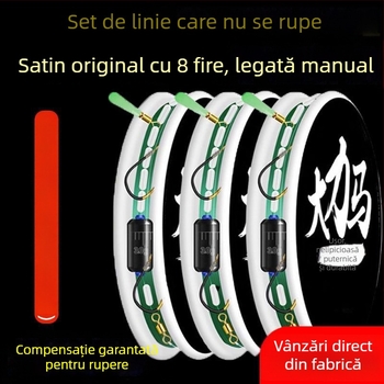 Set rig pentru linia de pescuit cu cârlige duble – linie principală, tracțiune puternică