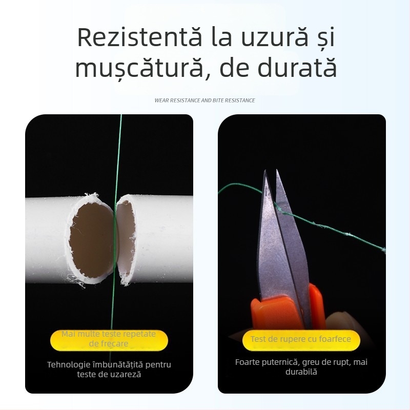 Set rig pentru linia de pescuit cu cârlige duble – linie principală, tracțiune puternică