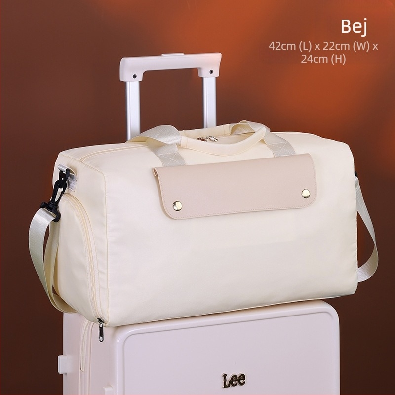 Geantă de voiaj Jintu cu separare uscat-umedă, 20-35L, material Twill compozit