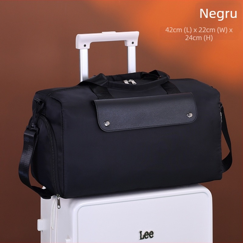 Geantă de voiaj Jintu cu separare uscat-umedă, 20-35L, material Twill compozit
