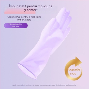 Mănuși din latex natural, ultra-subțiri, de unică folosință, de clasă alimentară, pentru curățare în bucătărie