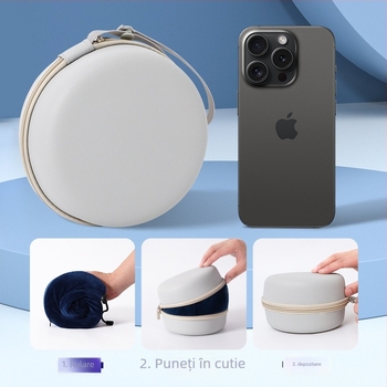 Perne de gât în formă de U pentru călătorii, spumă memory, țesătură moale și elastică, design modern minimalist, pentru adulți