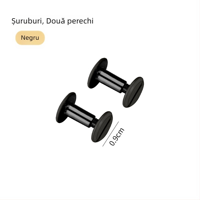 Dacheng Clips metalice pentru dosare – clemă cu braț lung, pentru dosare cu cinci găuri