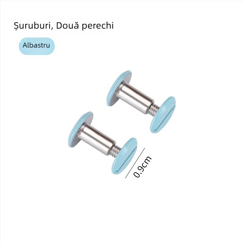 Dacheng Clips metalice pentru dosare – clemă cu braț lung, pentru dosare cu cinci găuri