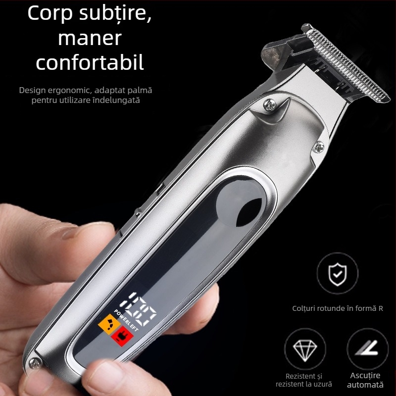 Ustensilă de tuns părul electric V-839 – reîncărcabil, motor cu perii, lame din oțel inoxidabil, baterie încorporată 1200–2000mAh, carcasă cu acoperire prin pulverizare, utilizare generală, nu este impermeabil