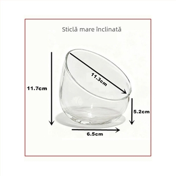 Mini peisaj cu mușchi – DIY ecologic, sticlă borosilikat de înaltă calitate, pentru birou, așezare