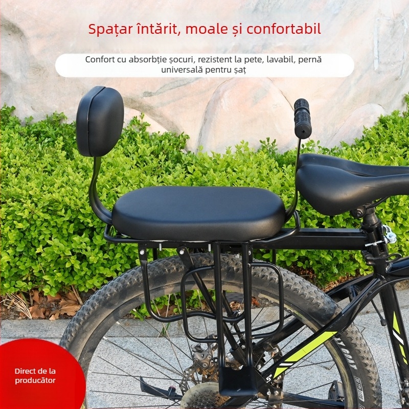 Șa de bicicletă - șezut spate pentru copil, oțel, model 019, Kai bu