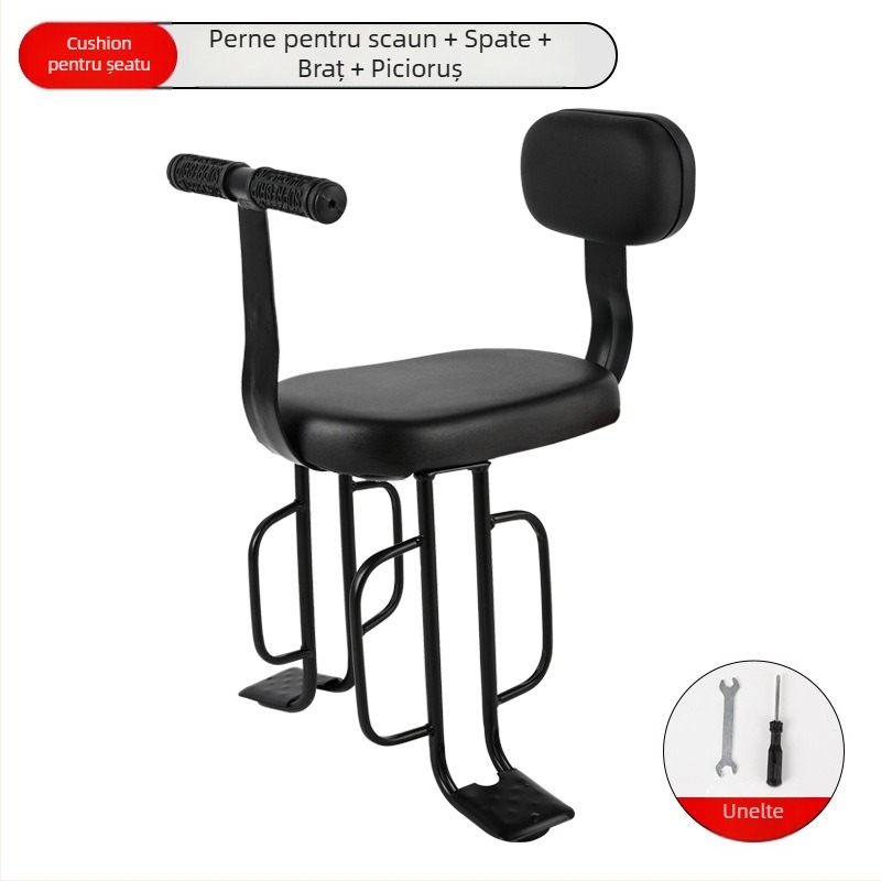 Șa de bicicletă - șezut spate pentru copil, oțel, model 019, Kai bu