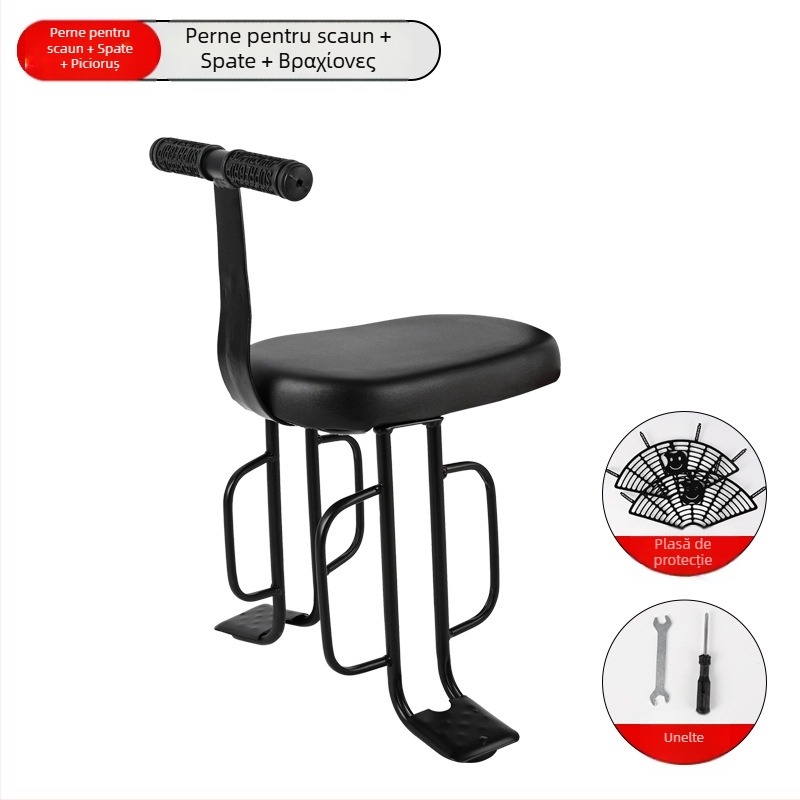 Șa de bicicletă - șezut spate pentru copil, oțel, model 019, Kai bu