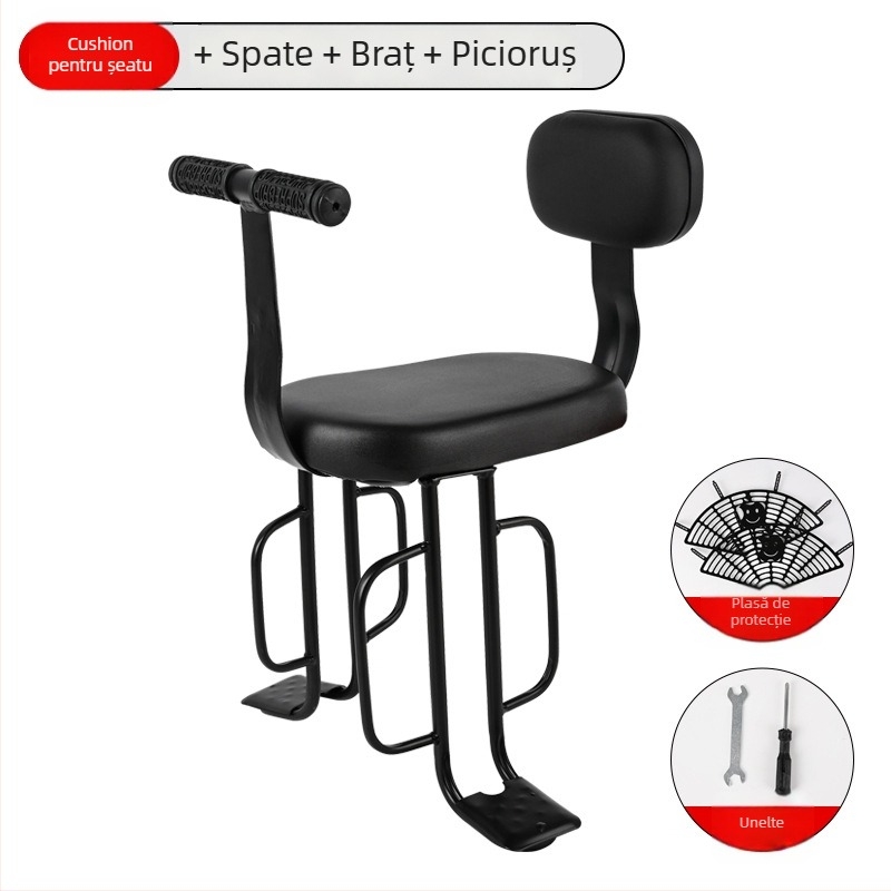 Șa de bicicletă - șezut spate pentru copil, oțel, model 019, Kai bu