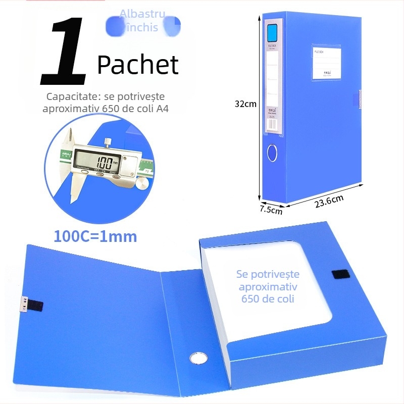 A4 boxă de fișiere din plastic, întărită, pentru depozitarea documentelor și chitanțelor; Material PP; Modele 2E220/2E235/2E255/2E275; Grosime material 20/35/55/75; Logo tipărit; Brand Intellectual Power