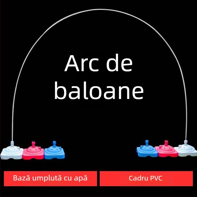 Suport arc balon cu bază pentru decor de scenă la nuntă; potrivit ca dar; categorie cutie dar; utilizare: nuntă