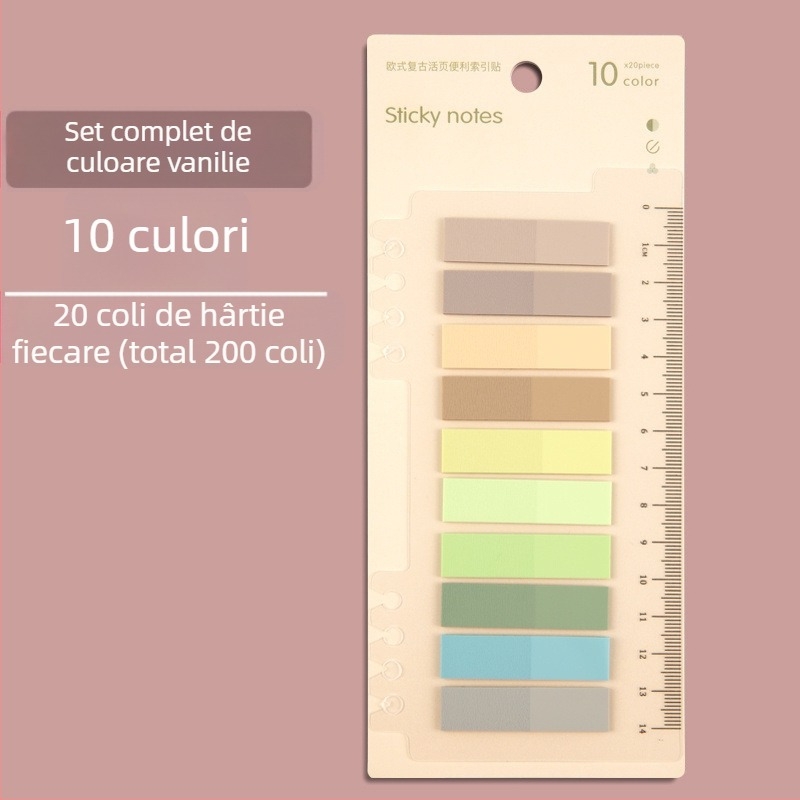 Etichete de index din plastic, pentru dosare cu foi, scrise, fără adeziv