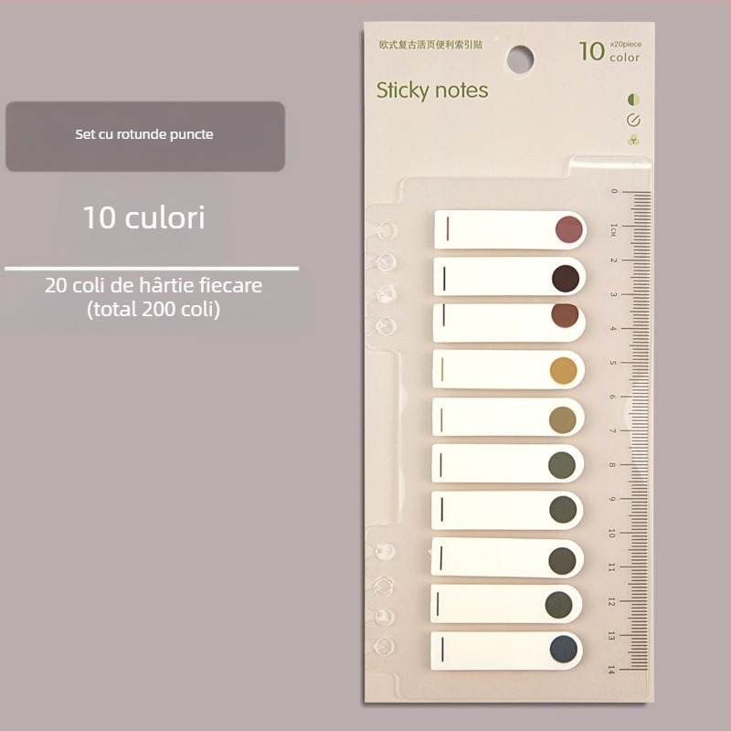 Etichete de index din plastic, pentru dosare cu foi, scrise, fără adeziv