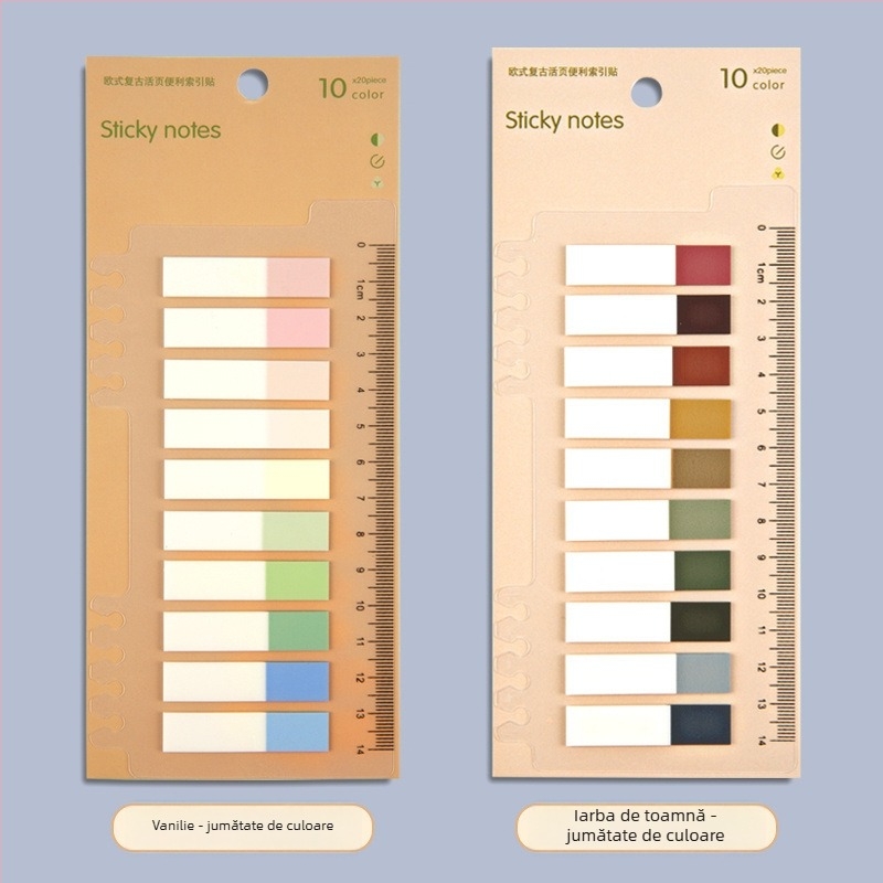 Etichete de index din plastic, pentru dosare cu foi, scrise, fără adeziv