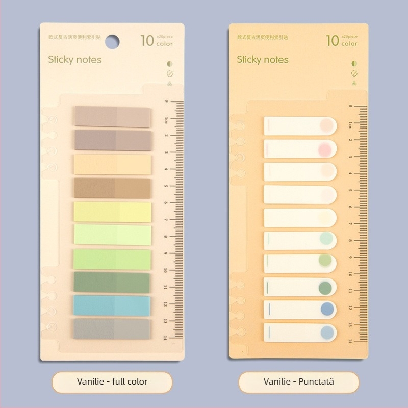 Etichete de index din plastic, pentru dosare cu foi, scrise, fără adeziv