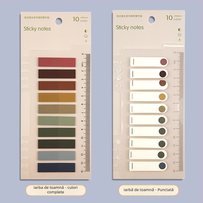 Etichete de index din plastic, pentru dosare cu foi, scrise, fără adeziv