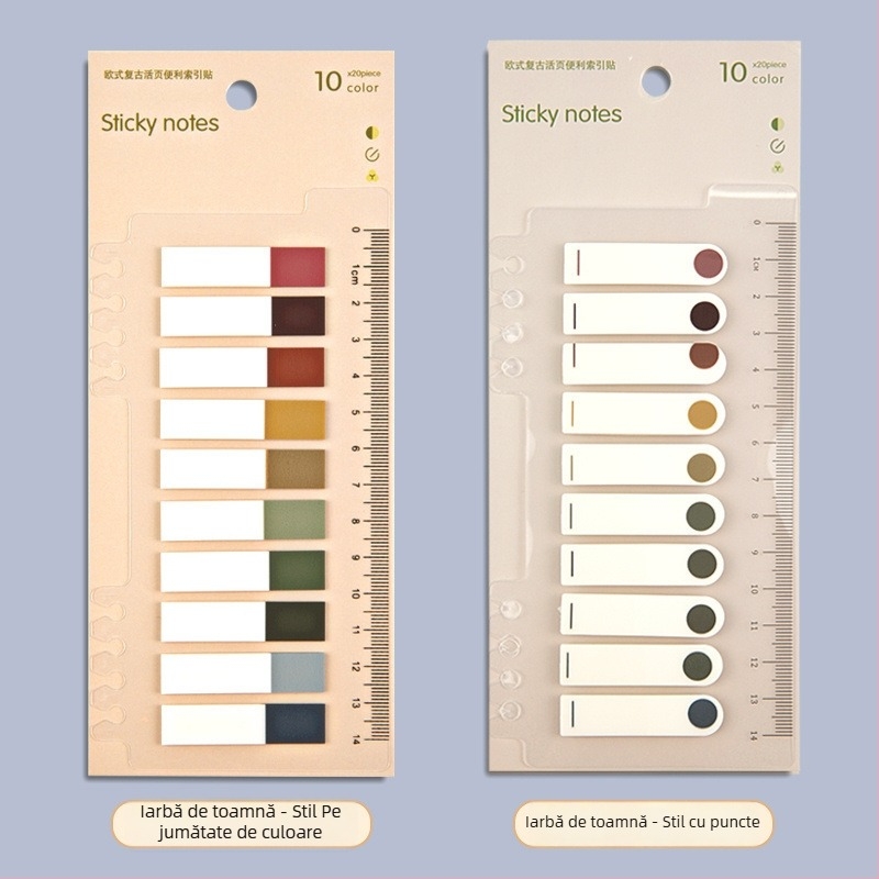 Etichete de index din plastic, pentru dosare cu foi, scrise, fără adeziv