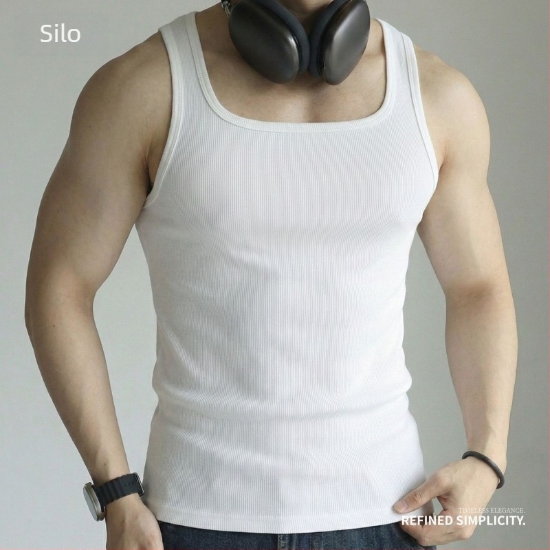 Vesta cu spate în formă Y, croială Slim, fără mâneci, strat de bază, absorbție a transpirației, guler rotund