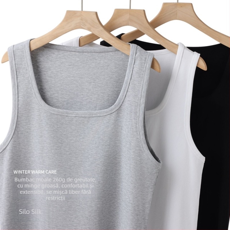 Vesta cu spate în formă Y, croială Slim, fără mâneci, strat de bază, absorbție a transpirației, guler rotund