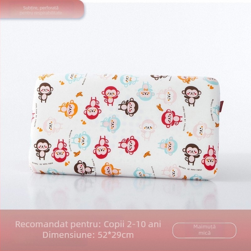 Pernă din spumă memory pentru copii și bebeluți, dreptunghiulară, 1–2 kg, susținere a gâtului