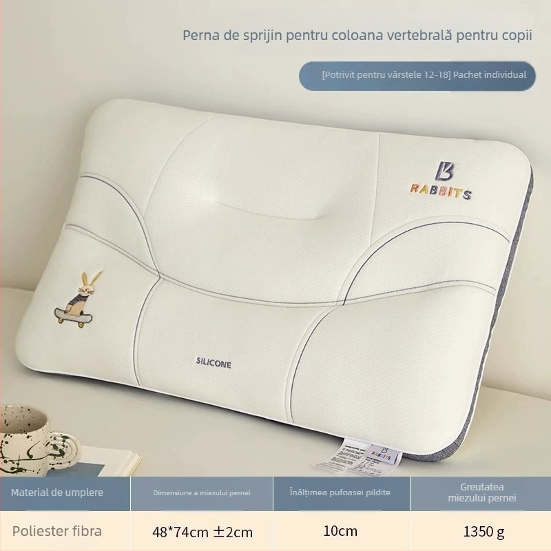 Perne pentru copii: nucleu dreptunghiular, umplutură din fibre de poliester; țesătură 70% poliester, 30% Lyocell; formă dreptunghiulară; greutate până la 0,5 kg; potrivit pentru copii.