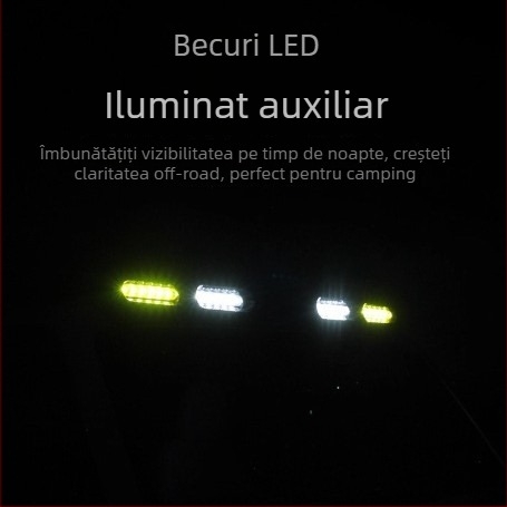 Lumină spot pentru acoperiș în cadru de portbagaj — Compatibil cu Prado LC250, Haval H9, Raptor, Jietu Traveler, Shanhai T2; Brand: Danyang Deliang