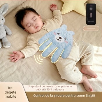Dream Weaver Ajutor de somn pentru bebeluși — muzică automată și cântece de leagăn, atingere blândă pentru liniștirea nou-născuților