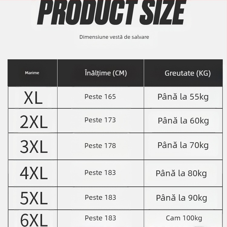 Vestă de salvare pentru adulți, brand Shabbat, material EPE, etichetă privată licențiată