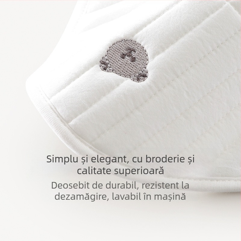 Pernă pentru bebeluți, bumbac pur, stil desen animat, pentru nou-născuți 0–1 an, Primăvara 2023