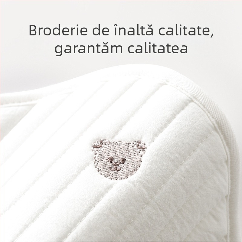 Pernă pentru bebeluți, bumbac pur, stil desen animat, pentru nou-născuți 0–1 an, Primăvara 2023