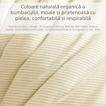Cuvertură pentru bebeluș din bumbac curat, umplutură din poliester, sezon toamnă-iarnă, pentru nou-născuți.
