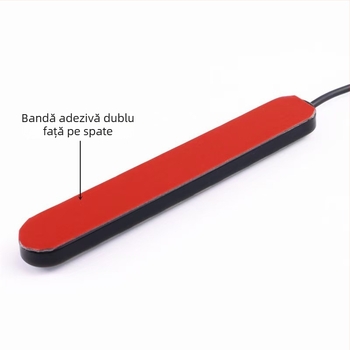 Bandă LED decorativă pentru motocicletă, autoadezivă, cu moduri multiple, lumini de mers și de frână, 12V, carcasă ABS, SX-155