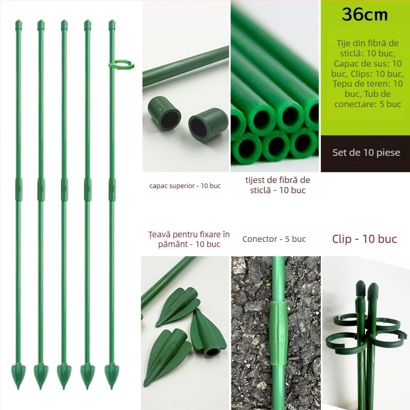 Pergolă pentru plante cățărătoare – trandafiri și Monstera, suport interior pentru plante cu tijă din plastic-fibră de sticlă