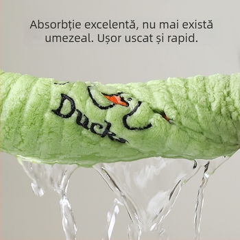 Set de 3 prosoape pentru copii din Coral Fleece, uscare rapidă, 150D, 50–80 g fiecare, Cut Velvet finisaj