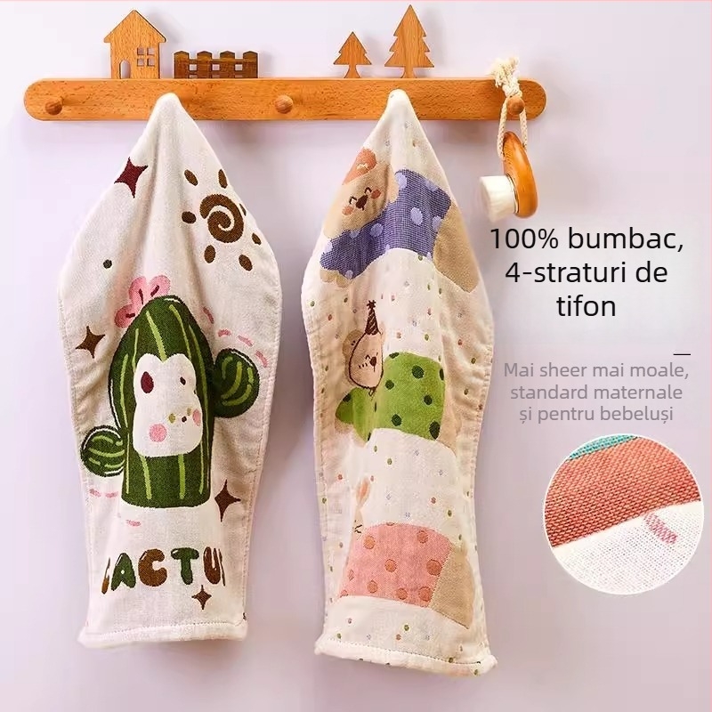 Arsof/eirs Prosop din bumbac 100% cu țesătură Jacquard, 32s, 50–80 g, pentru față și mână