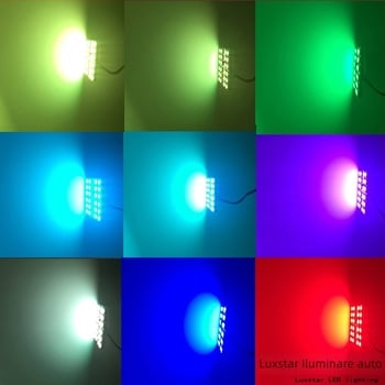 Lampă de citire LED pentru mașină, 5050 SMD, 12V, 200 mA, 7000K