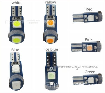 Lumină LED pentru tabloul de bord al mașinii T5 3030, 3 LED-uri, 12V, 0,5W, 20lm, 30.000h