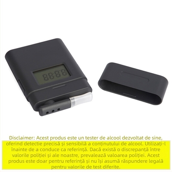 Tester de alcool din respirație F838 – Portabil, cu breloc, afișaj LED