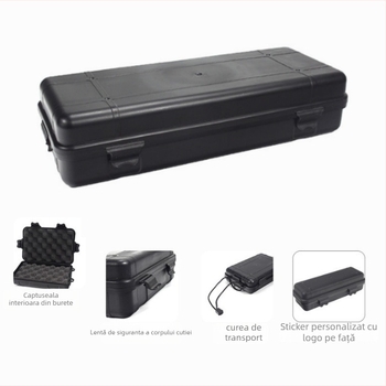 Cutie din plastic PP pentru unelte, cu capac, pentru ambalarea accesoriilor hardware, logo imprimat, brand THANOS