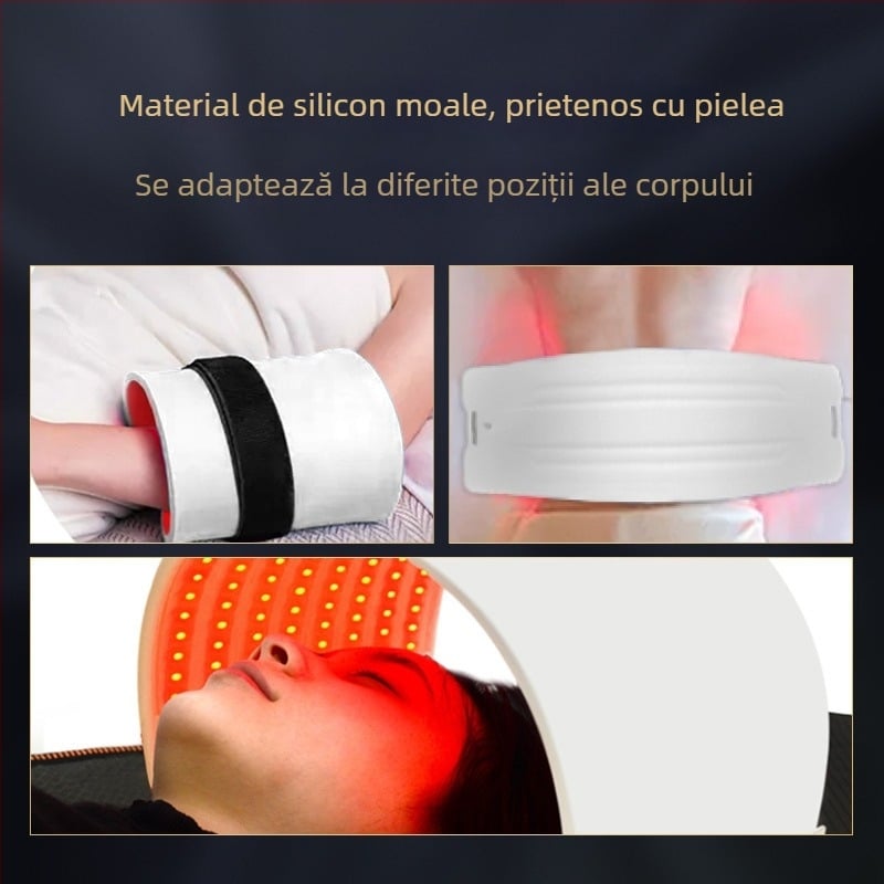 Dispozitiv de înfrumusețare cu terapie LED PDT multi-lumină pentru rejuvenare prin fotoni, îmbunătire a acneei și pigmentării, luminozitatea pielii și reducerea expunerii la soare